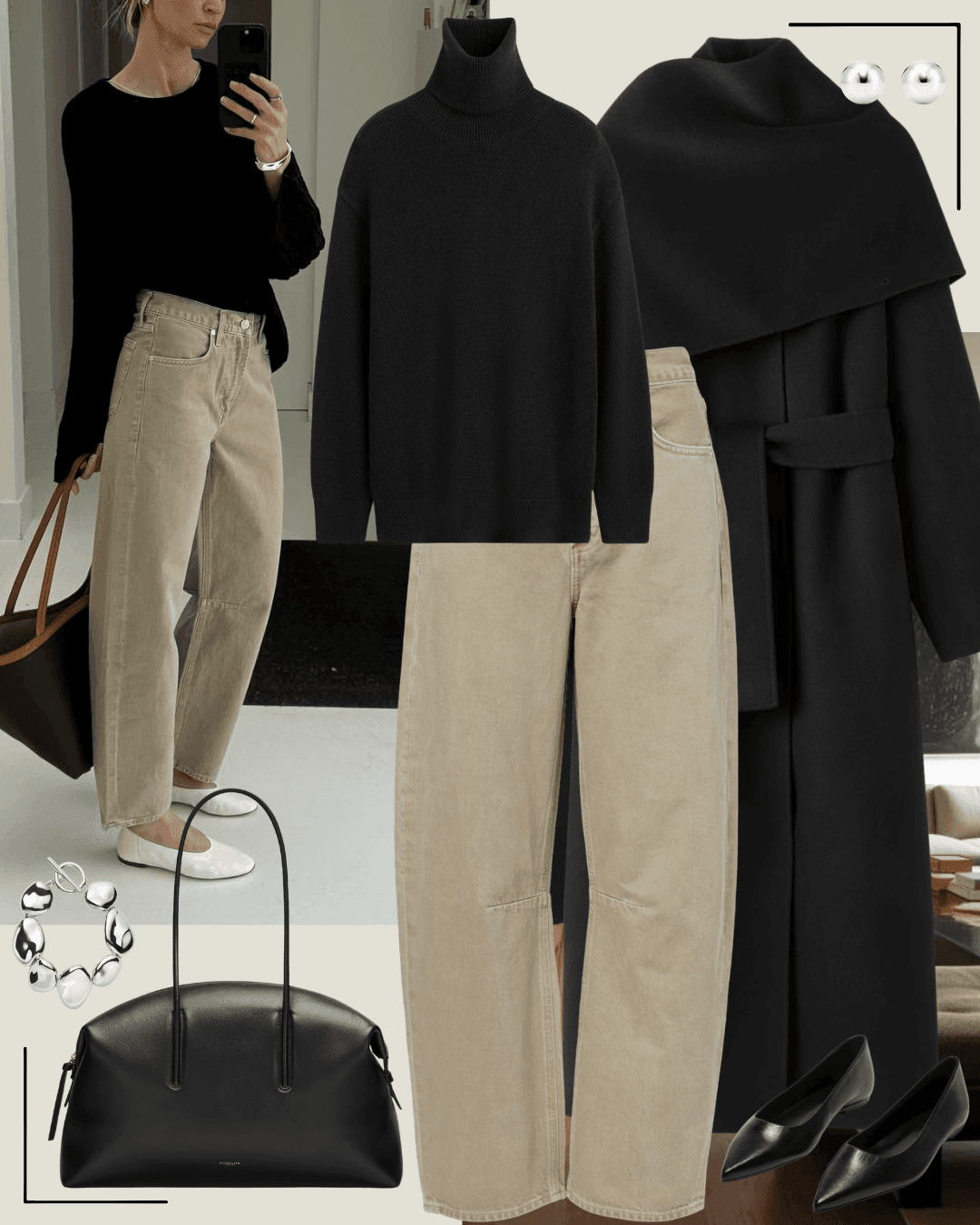 Women's chic casual outfit