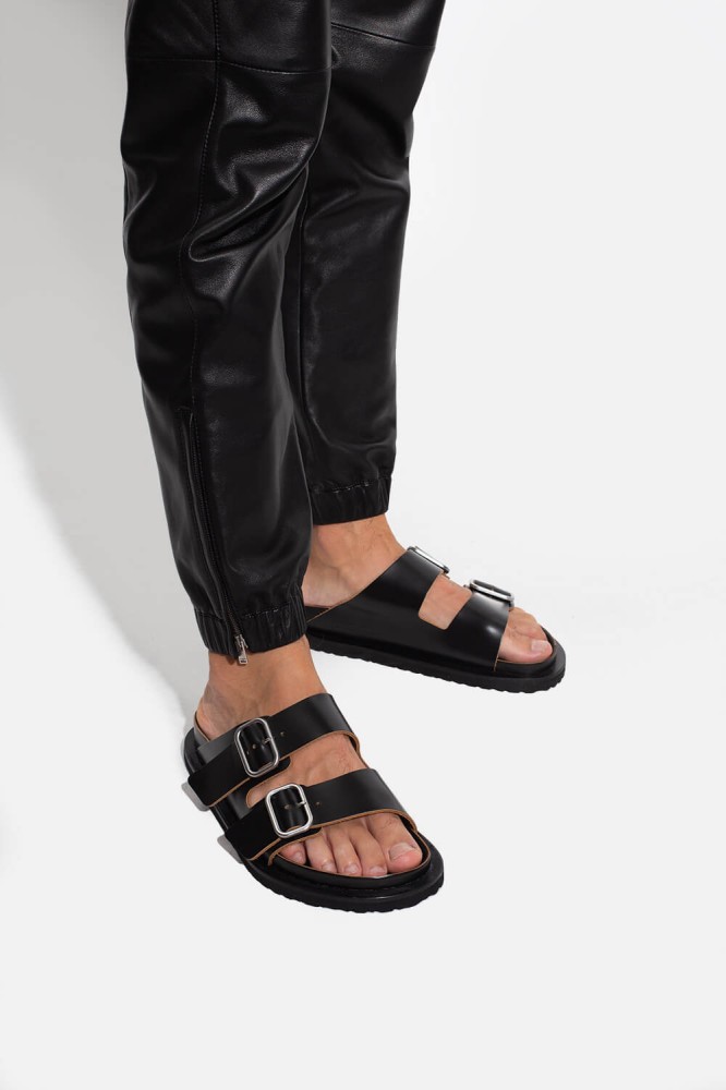  BIRKENSTOCK x Jil Sander Arizona black leather sandals