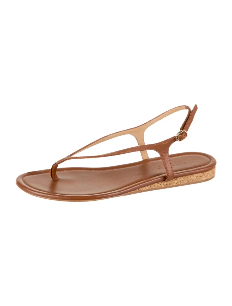 Gabriela Hearst Leather t-strap sandals