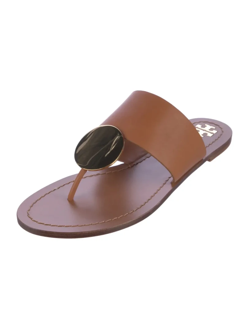 Tory Burch leather slide sandals