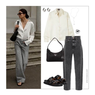 effortless summer styling: trousers and Birkenstocks