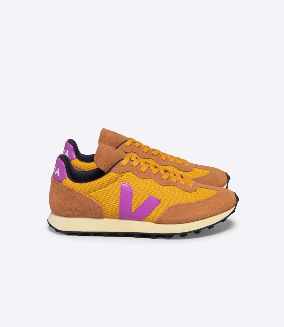 Veja Rio Branco Alveomesh ouro ultraviolet trainers