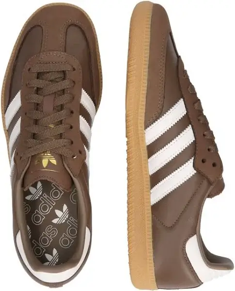 Adidas samba OG earth strata gum brown trainers