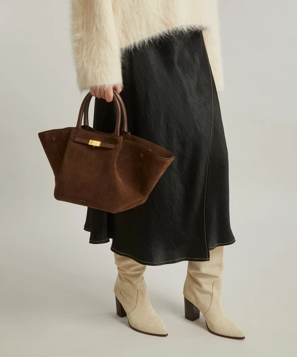 DeMellier The Midi New York suede bag