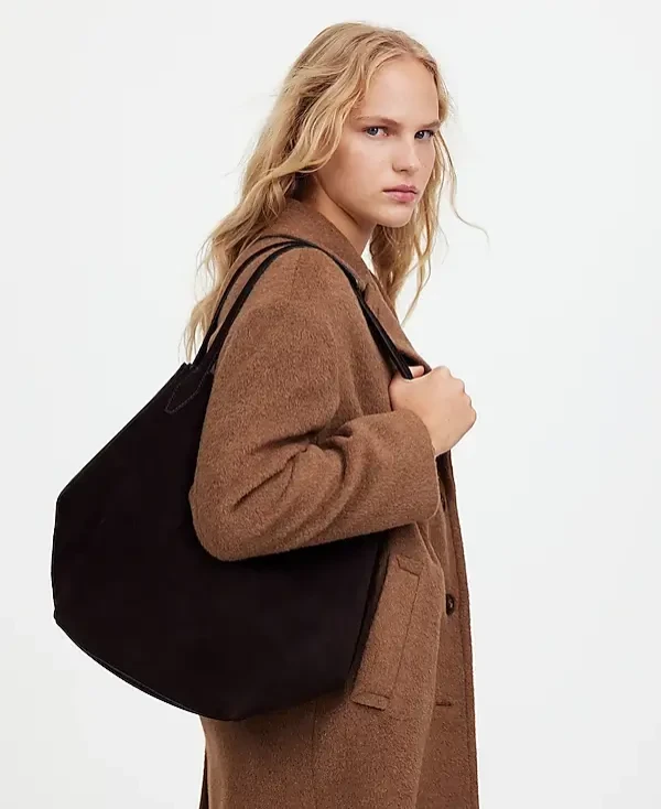 Madewell the shopper suede tote