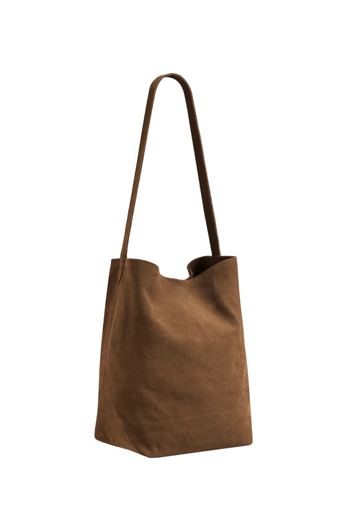 The Bali Tailor The Jones suede tote bag