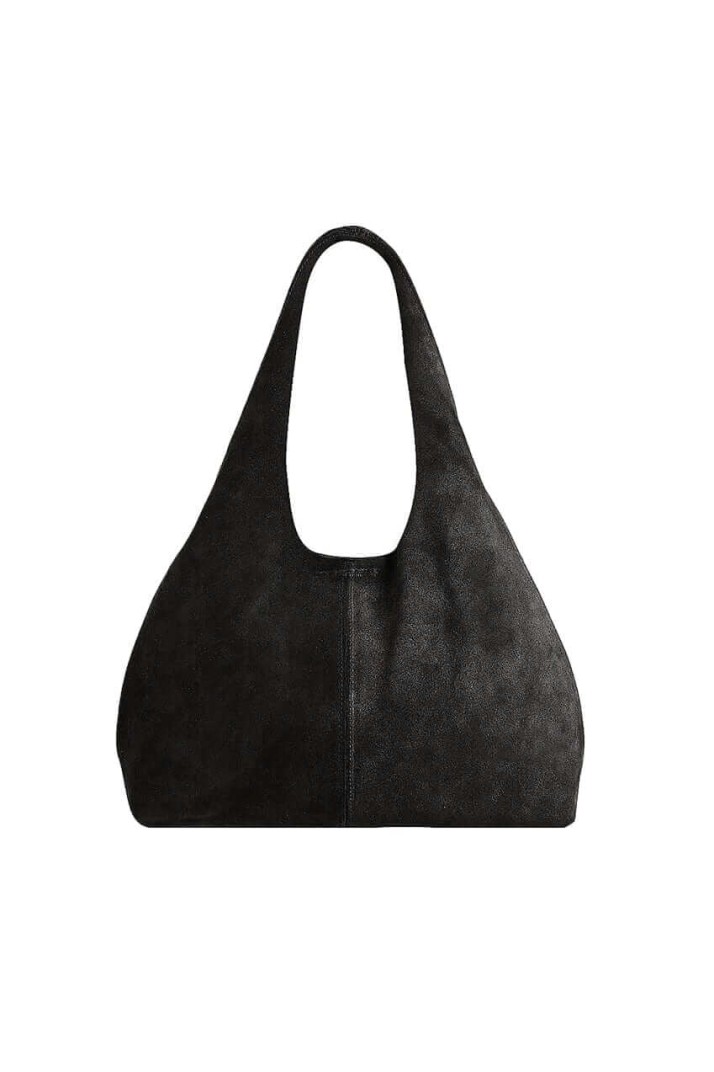 The Bali Tailor The Clover slouch mini suede bag