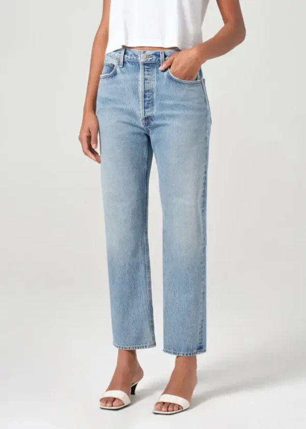 Agolde 90s pinch waist crop jeans