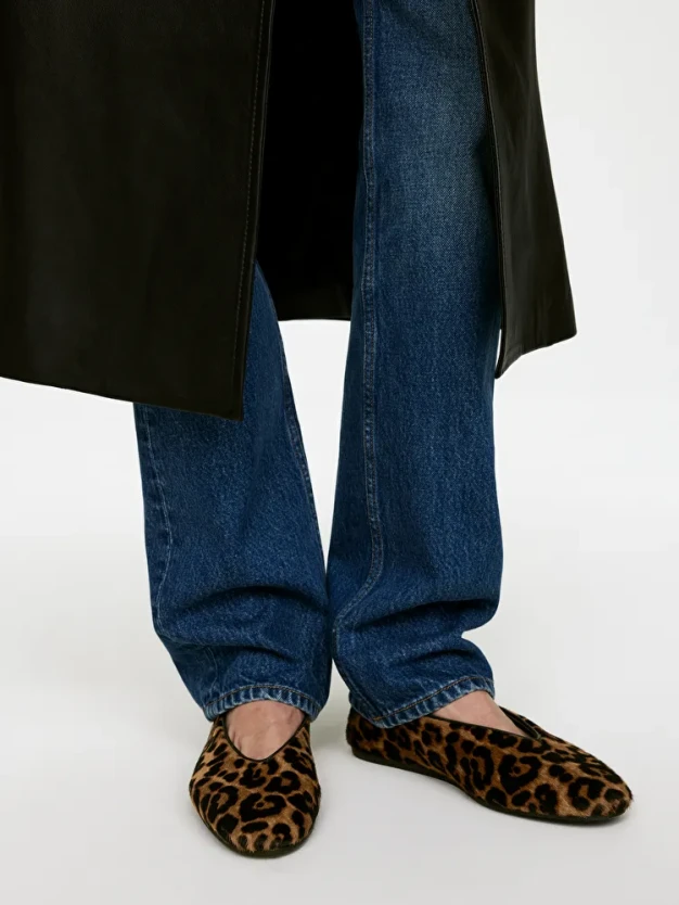 Arket leopard print ballerina flats