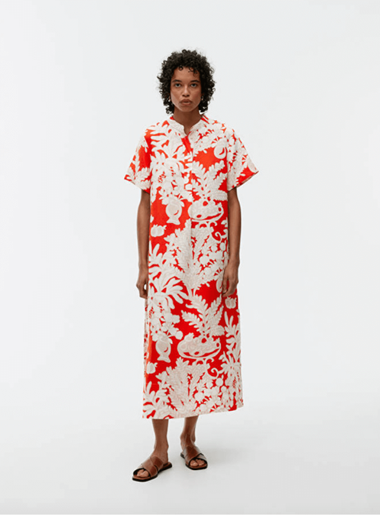 Arket floral print maxi dress