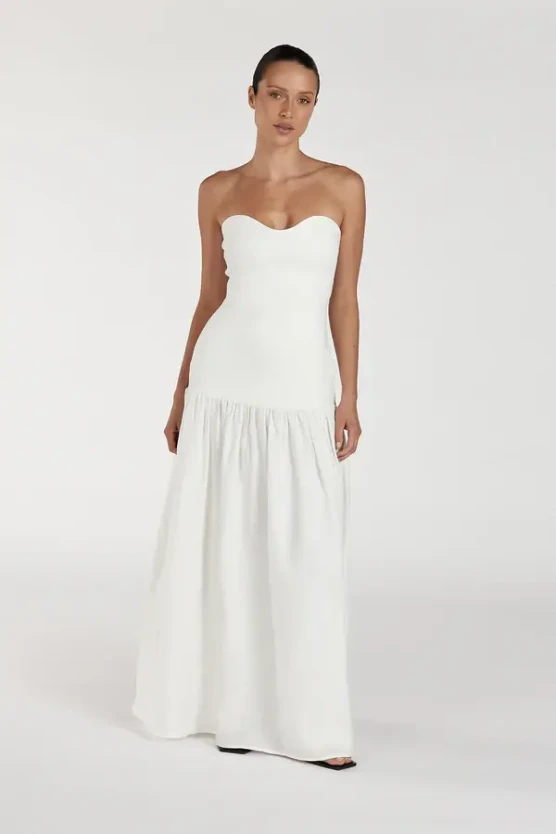 Dissh Ellison white maxi dress