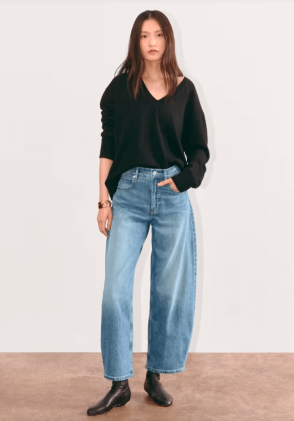 Everlane barrel jeans