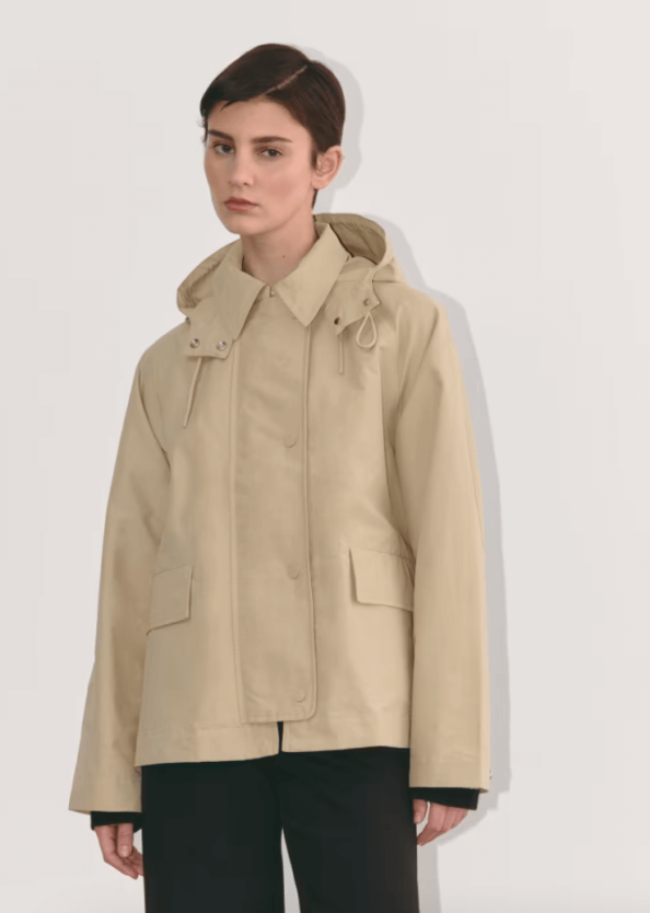 Everlane short trench