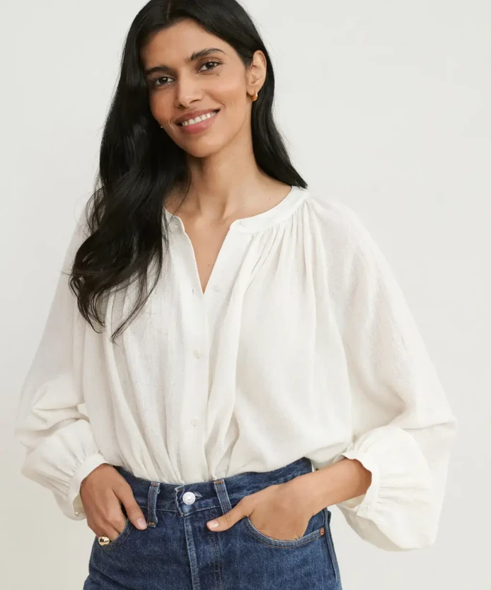 Jenni Kayne white blouse