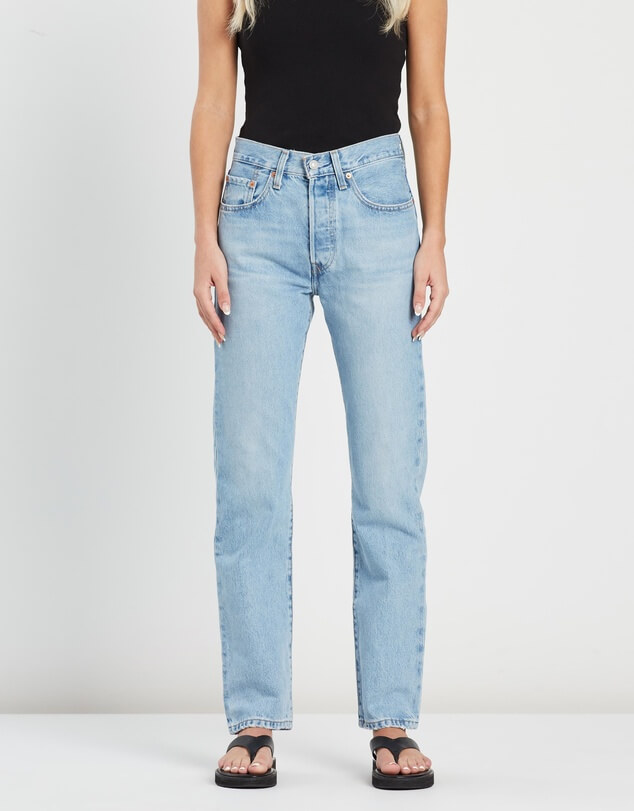 Levi's 501 original straight leg jeans