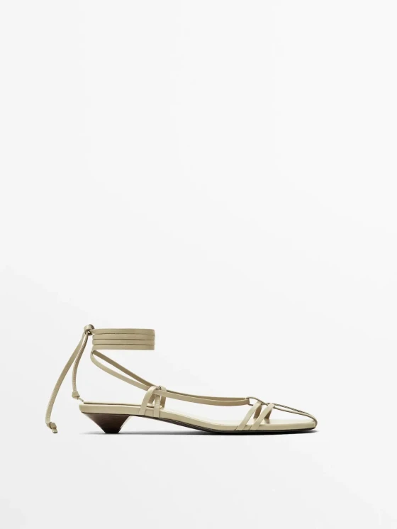 Massimo Dutti mutlistrap heeled sandals