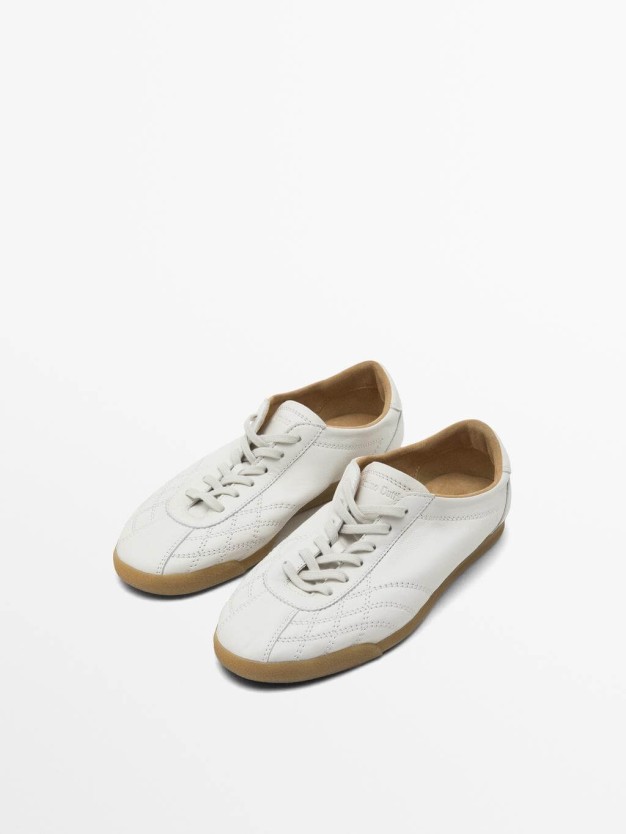 Massimo Dutti white sneakers