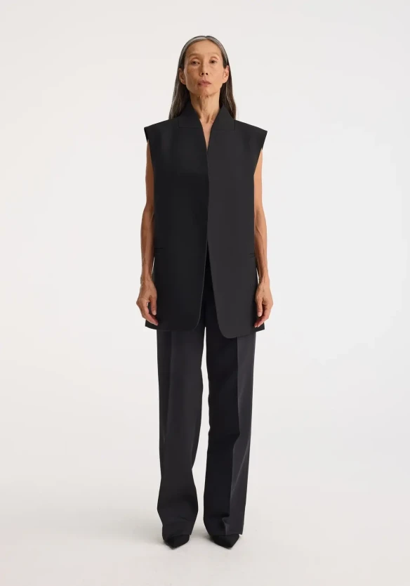 Rohe sleeveless vest jacket