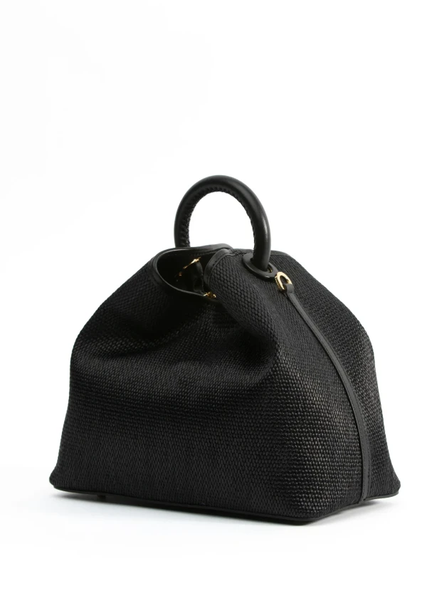 Elleme Paris black Raffia bag