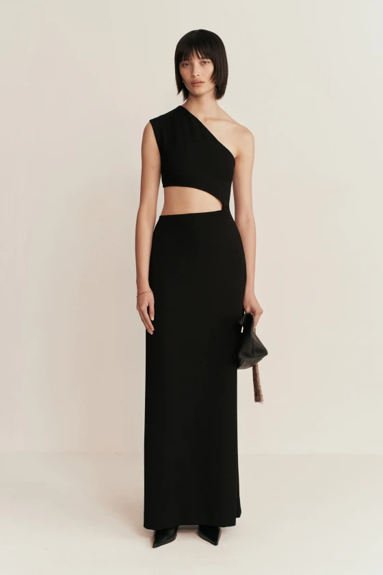 Esse Studios Omnia One Shoulder maxi dress