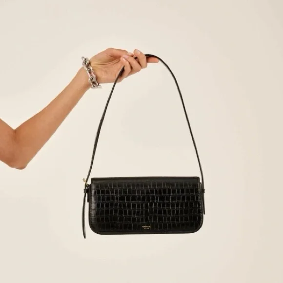 Oroton black muse bag 